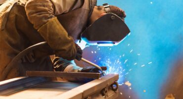 Man welding